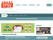 Tablet Screenshot of epsu.org